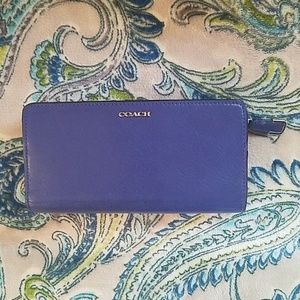 Royal Blue Coach Wallet
